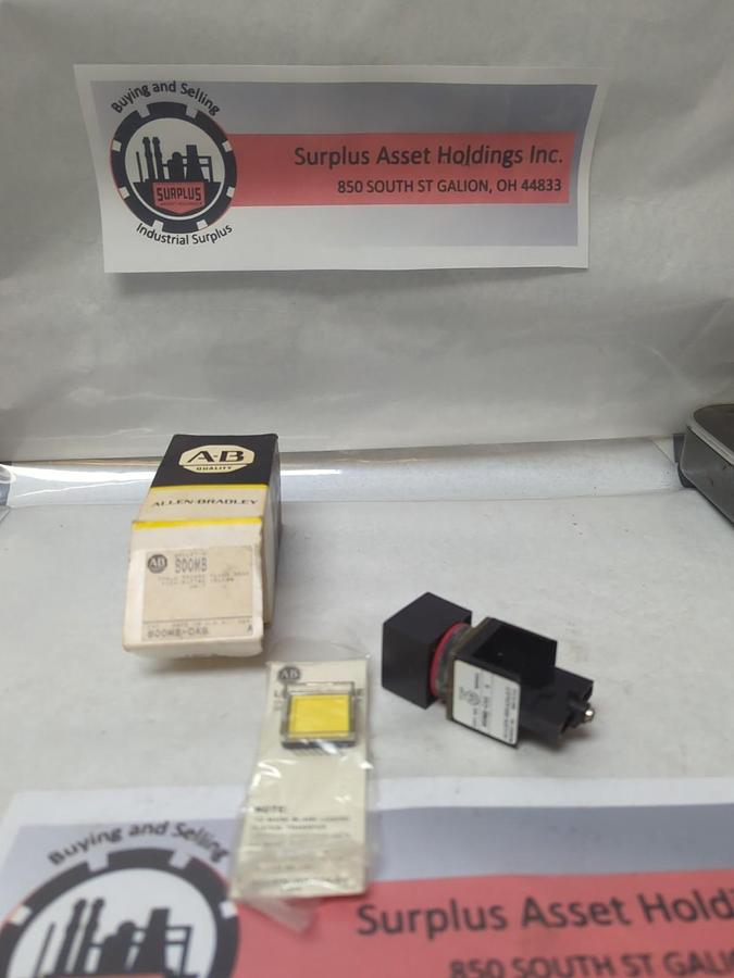 ALLEN-BRADLEY,800MB-CA9,SERIES A SQUARE FLUSH HEAD PUSHBUTTON NOS