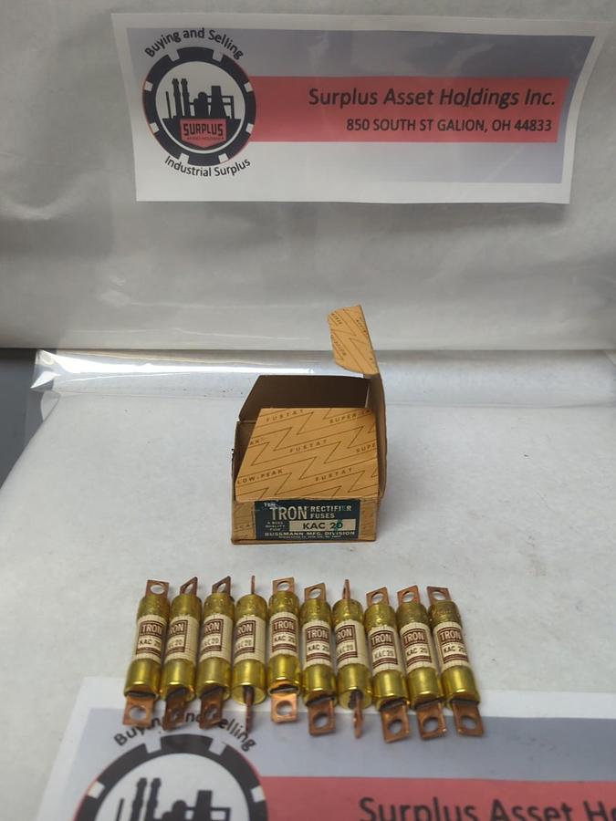 COOPER BUSSMANN,KAC 20,TRON 20 AMP FUSES BOX OF 10 NOS