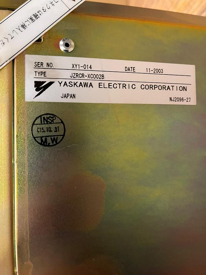 Used YASKAWA,JZRCR-XC002B,SERVO CONTROLLER