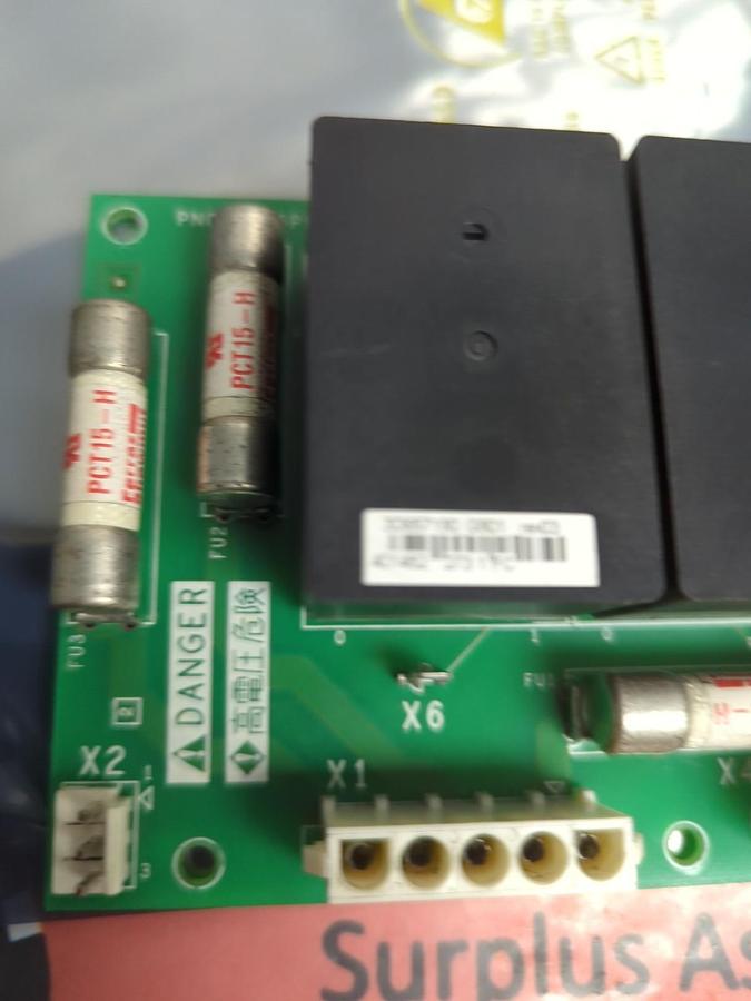 Used SCHNEIDER ELECTRIC,PN072135P903,INVERTER FAN CARD PRE-OWNED