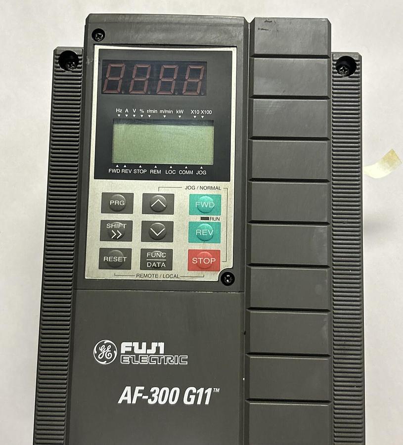 Used FUJI ELECTRIC,6KG1143005X1B1,AF-300G11 AC DRIVE 5HP