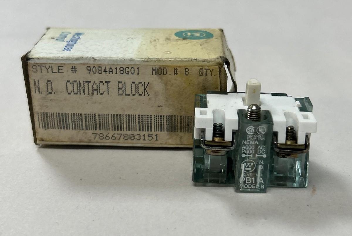 WESTINGHOUSE,9084A18G01,CONTACT BLOCK NOS