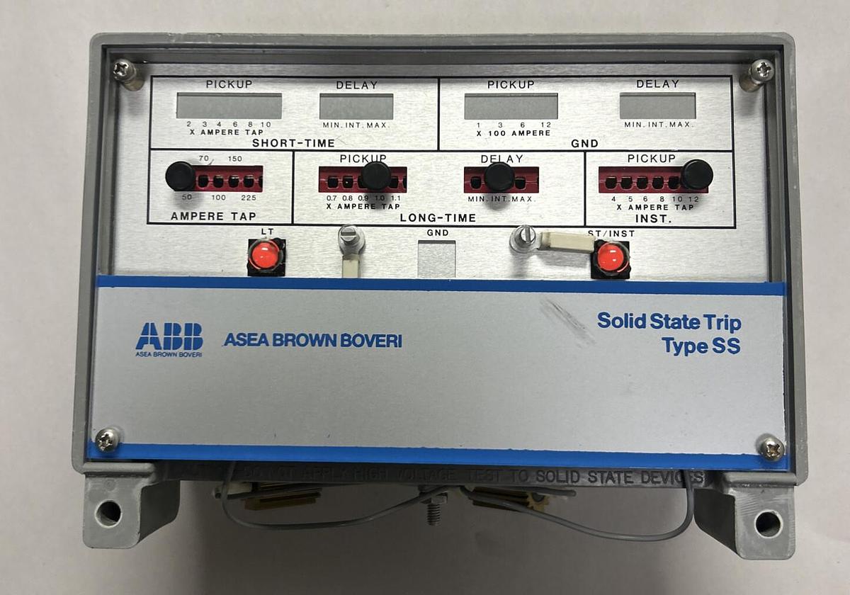 Used ABB,609901T503,SOLID STATE TRIP UNIT