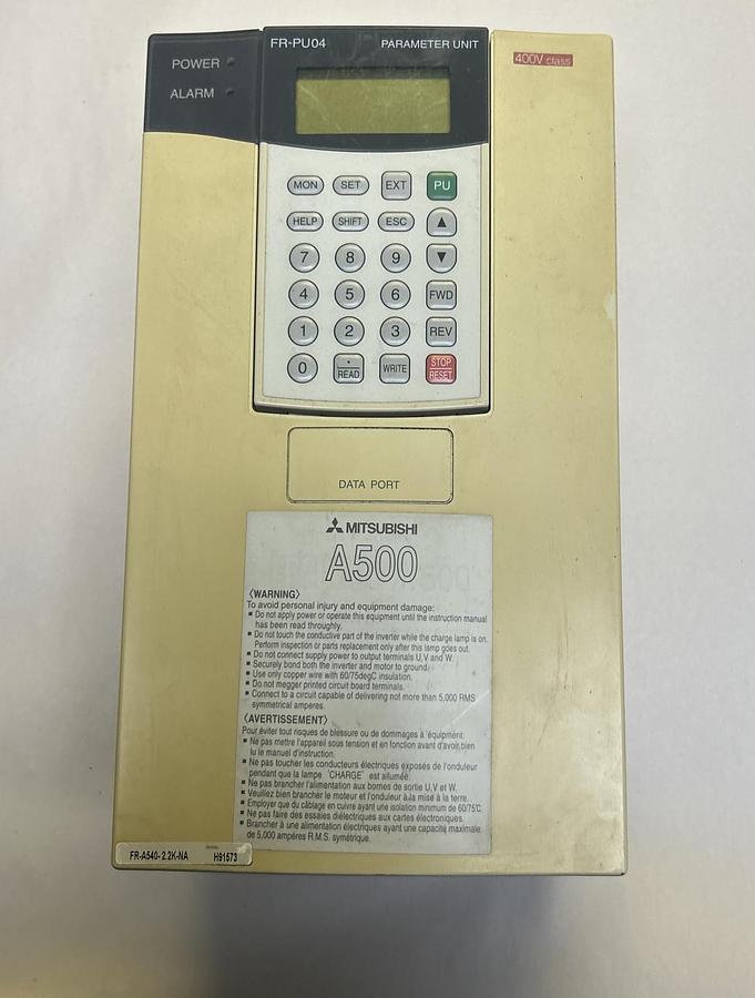 Used MITSUBISHI,FR-A540-2.2K-NA,INVERTER DRIVE