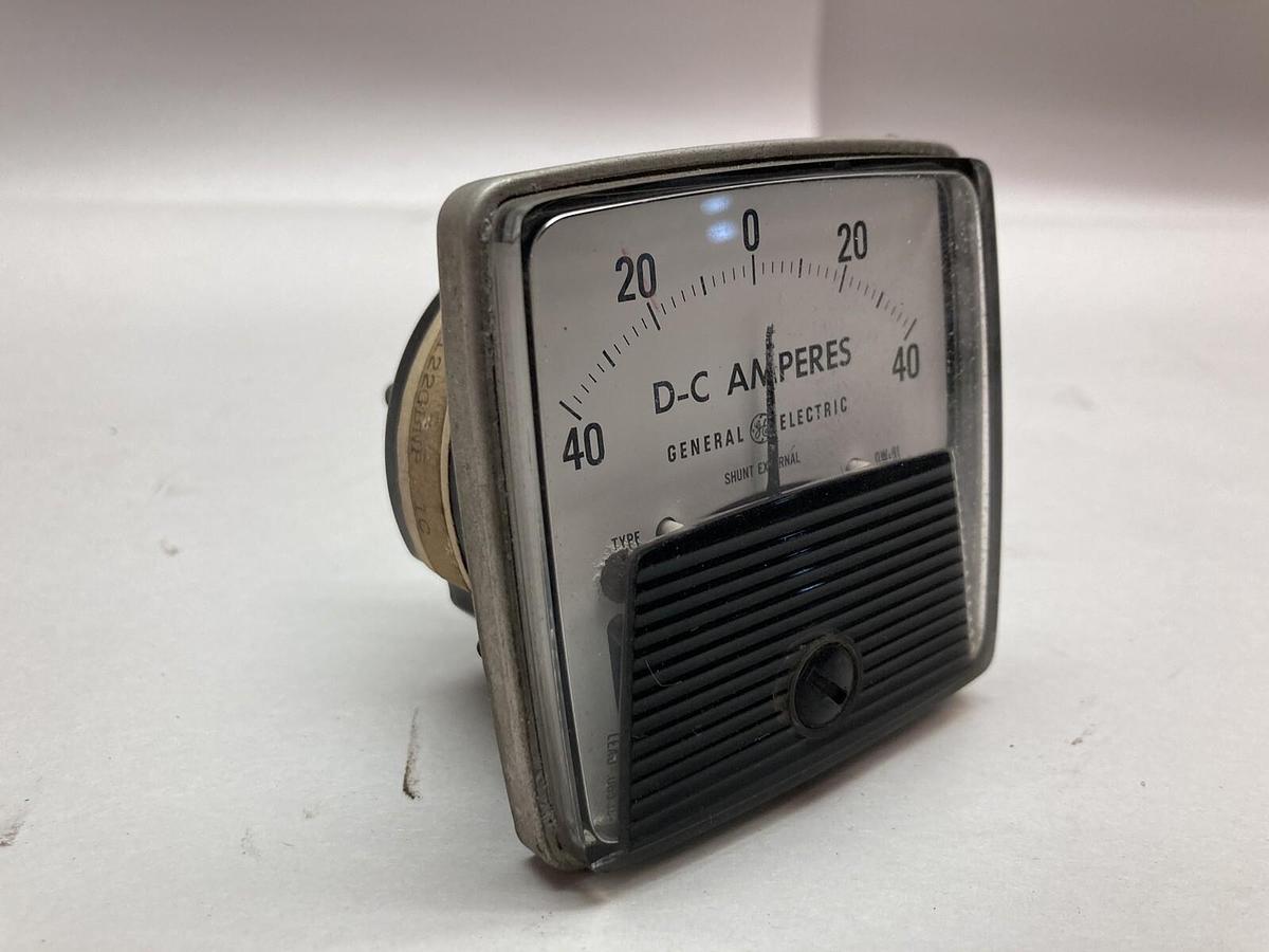 Used General Electric,Type DW-91 50-152122GBNF,Square Panel Mount Gauge Filter