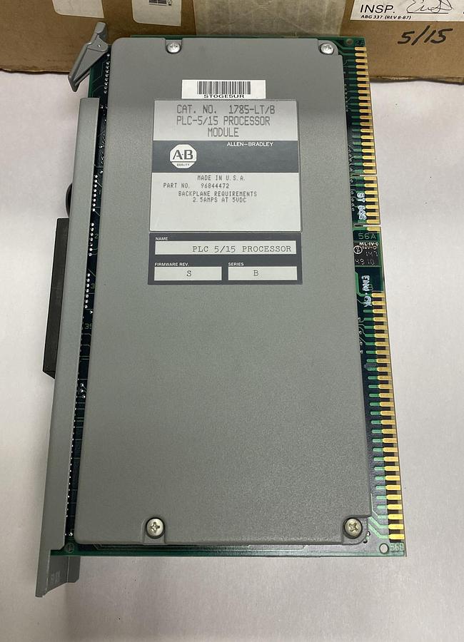 Used Allen-Bradley,1785-LT Ser B PLC-5/15,Processor Module Refurbished