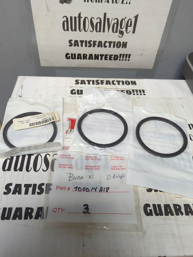 BUNA-N,700014A18,SEAL 0-RING LOT OF 3 NEW