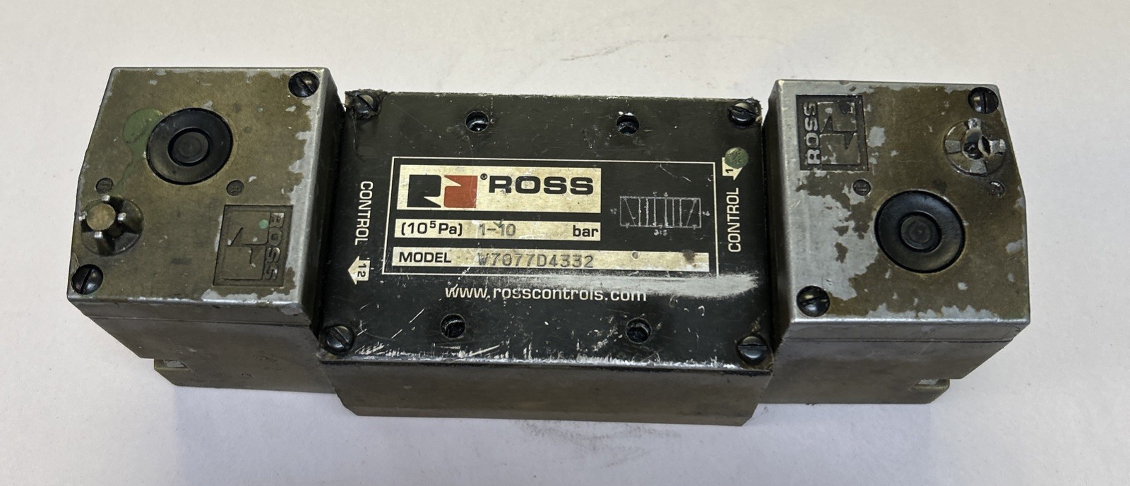 Used ROSS,W7077D4332,SOLENOID VALVE