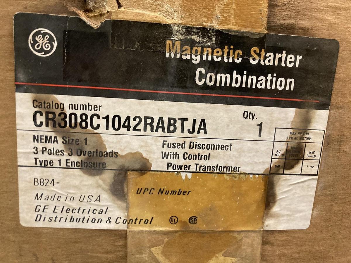 General Electric,CR308C1042RABTJA,Combination Motor Starter Switch