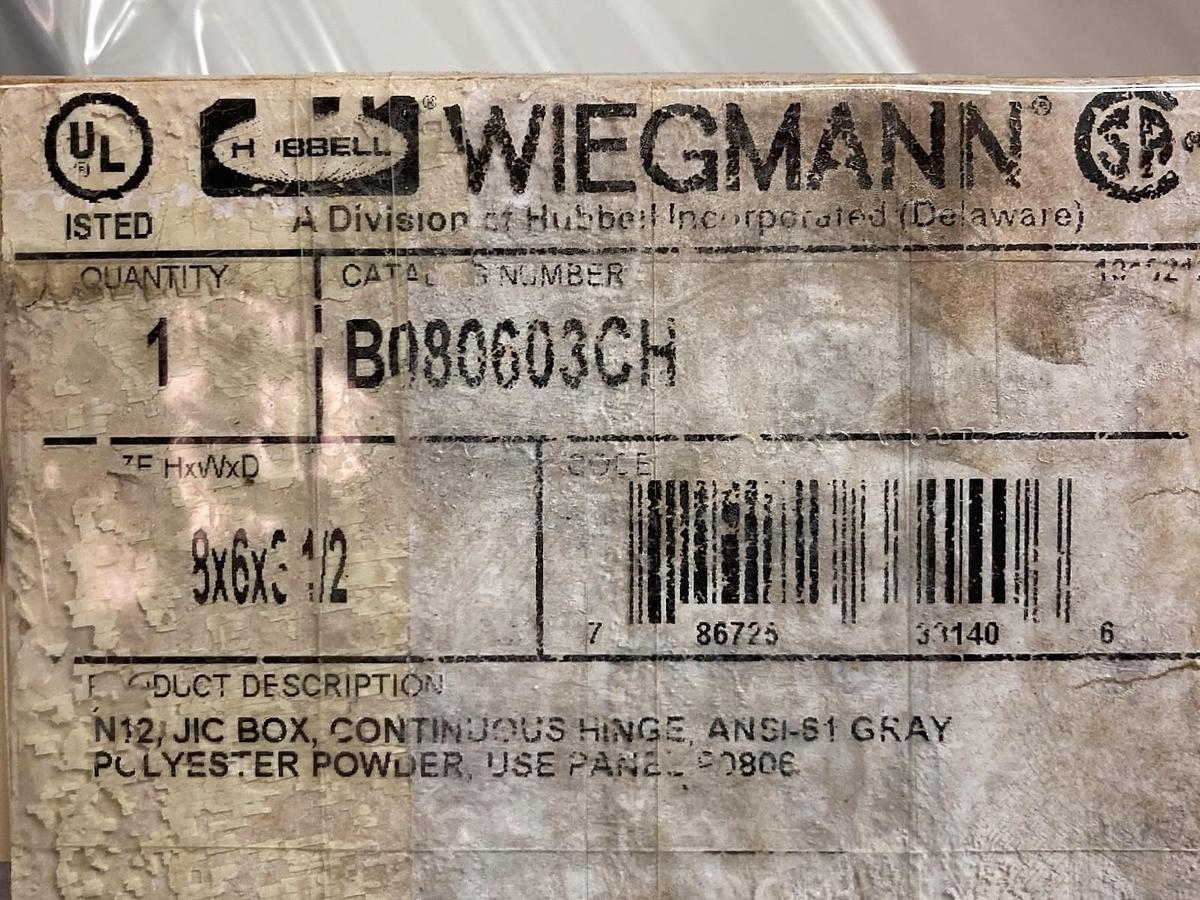 Wiegmann,B121008CH,Enclosure 8x6x3-1/2