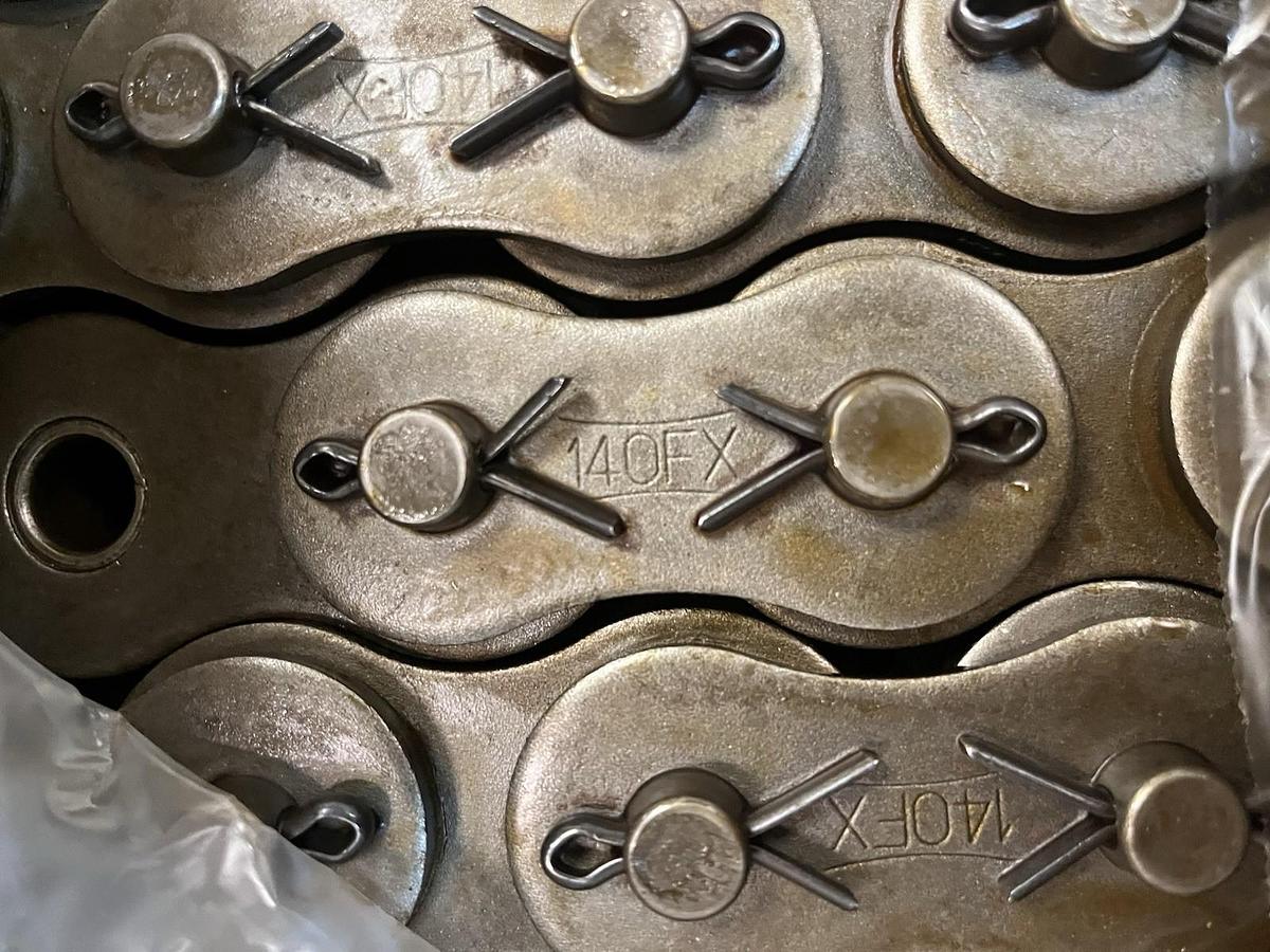 TSUBAKI,RS140-FX-CP,ROLLER CHAIN 10FT COTTER