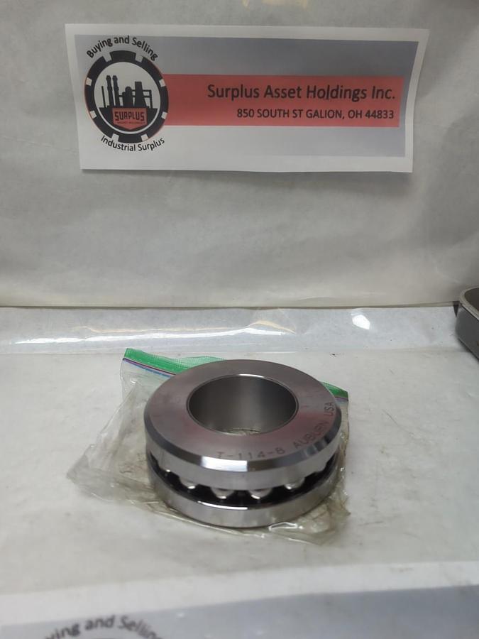 Used AUBURN USA BEARINGS,T-114-8,THRUST BALL BEARING PRE-OWNED