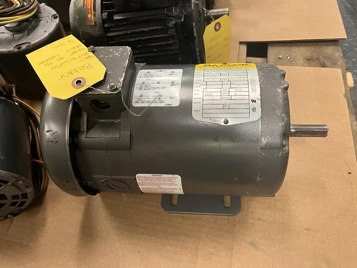 Used BALDOR,35P316Z511,DC MOTOR 1/3HP CP3516D 1400RPM 250VDC FR 56