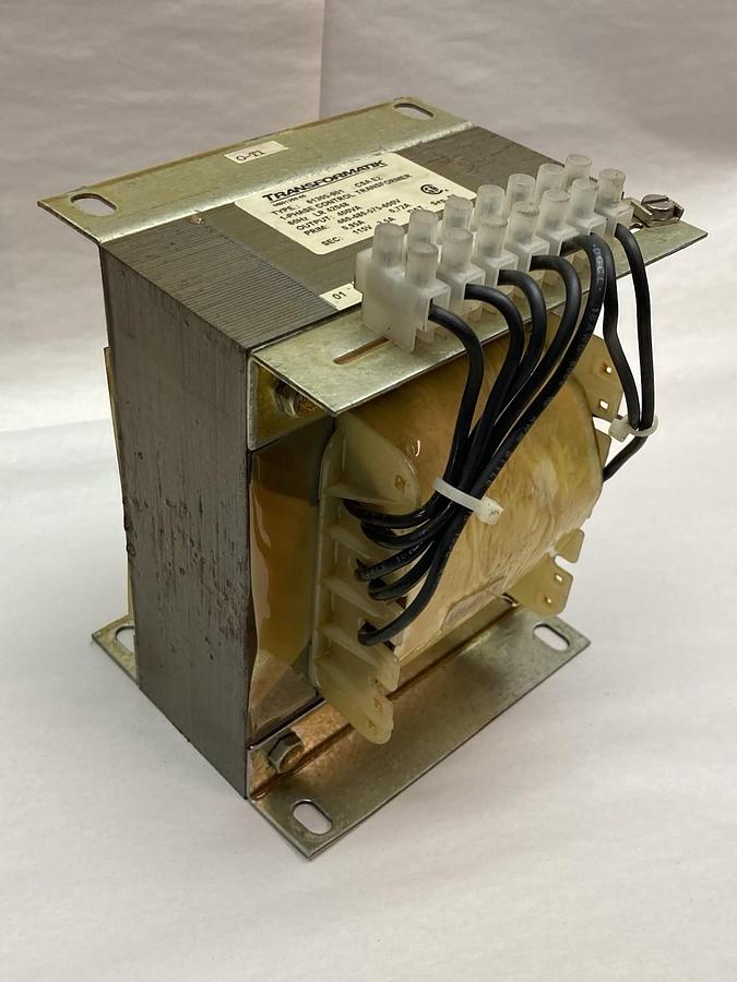 Used Transformatik,61305-901,1-Phase Control Transformer 60Hz 400VA 115V
