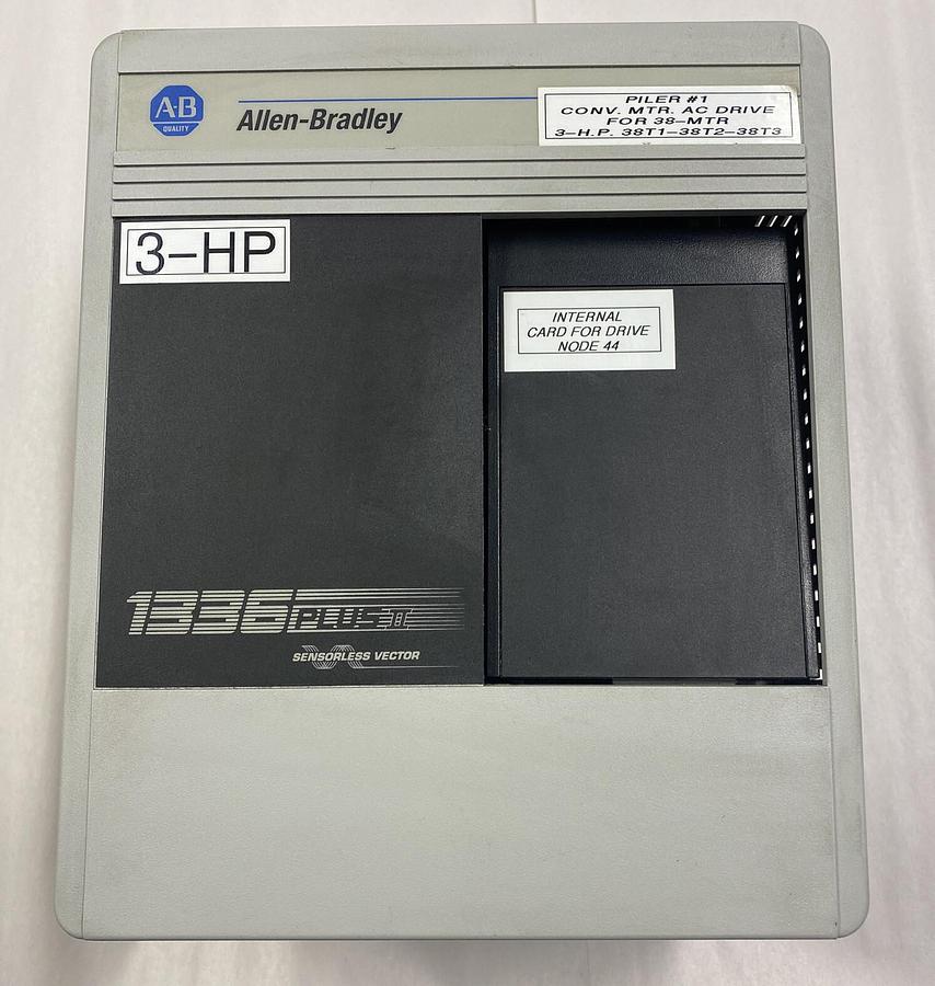 Used ALLEN BRADLEY,1336F-BRF30-AA-EN-GMS5-L4 PLUS II,AC DRIVE 3HP