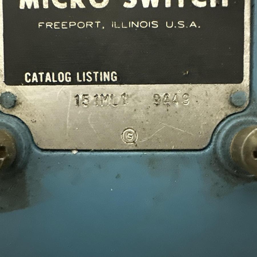 Micro Switch,151M1 9449,Precision Limit Switch