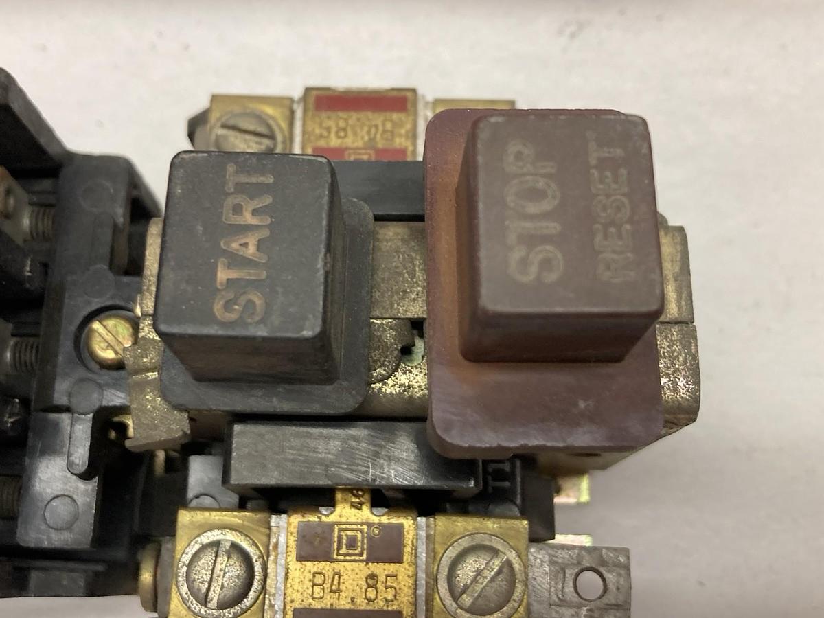 Used Square D,Class 2510 Type BG-2,Manual Starter Size M-0 Series B 600V 5 HP