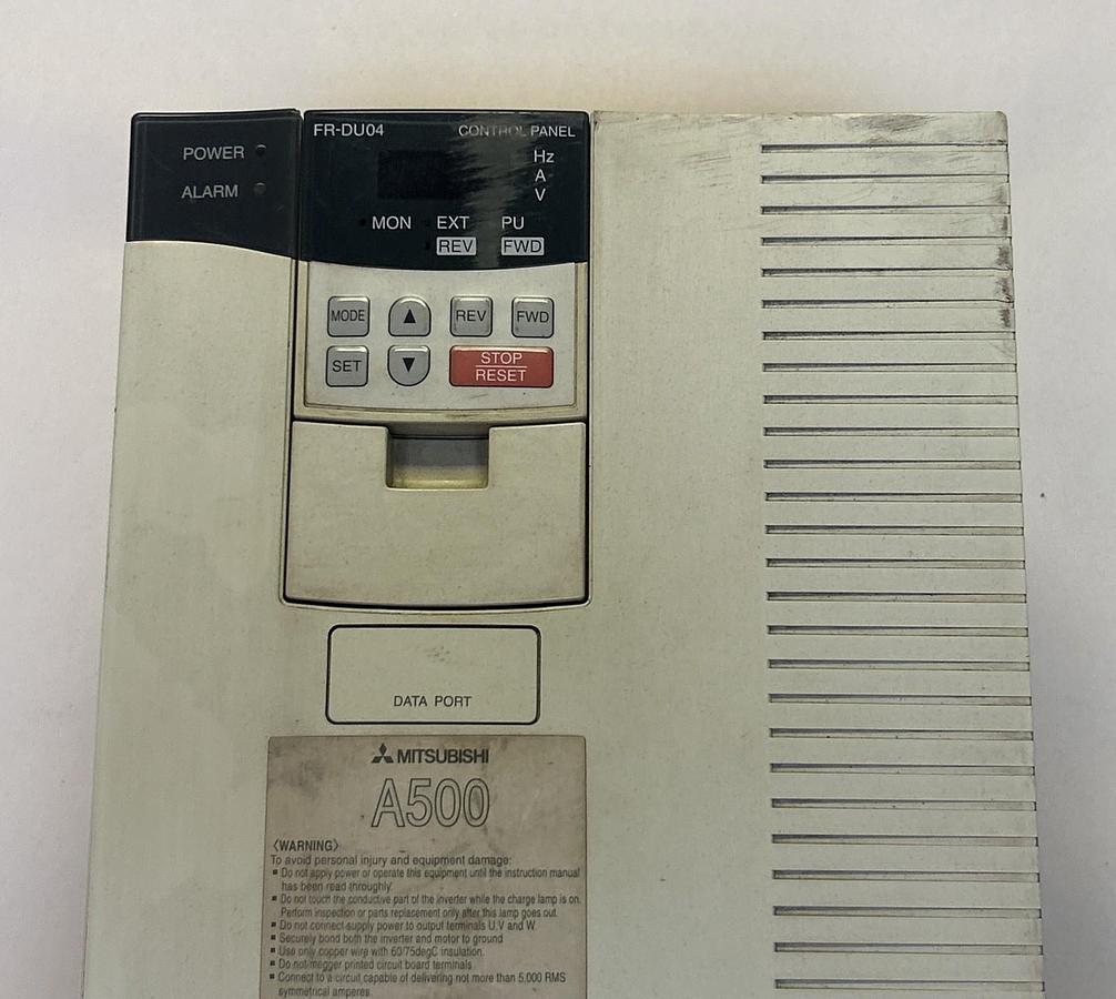 Used MITSUBISHI,FR-A520-11K-NA,TRANSISTORIZED INVERTER AC DRIVE