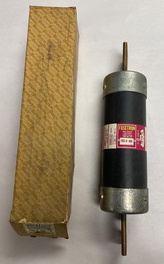Used Bussmann,FRS-R-400,Fusetron Fuse 400 AMP 600V NOS