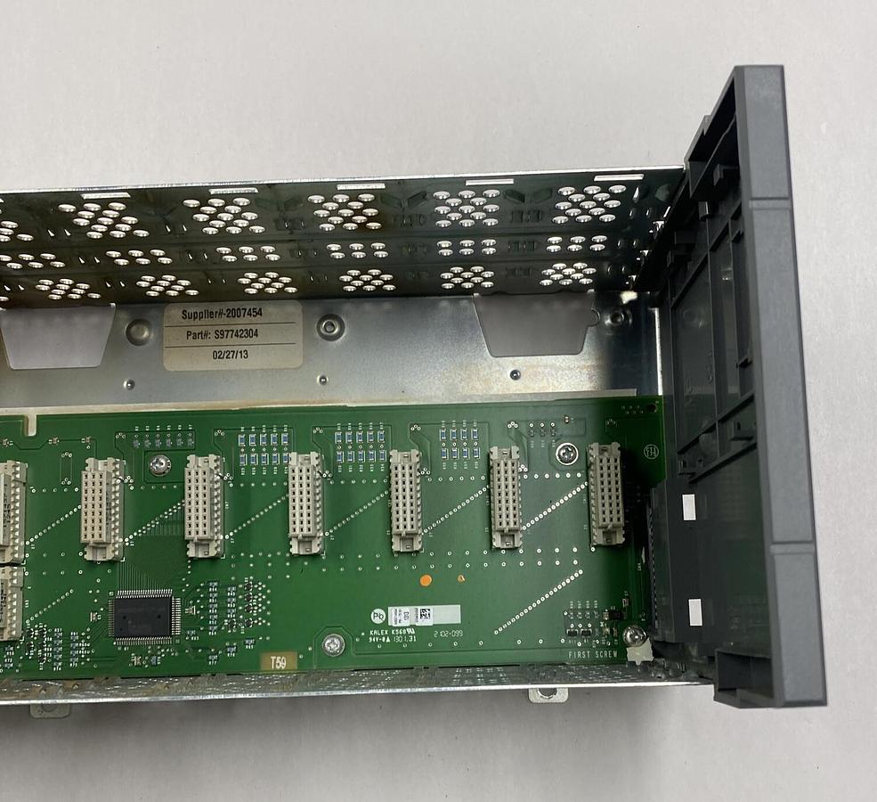 Used Allen-Bradley,1746-A7 SLC,7 Slot Chassis W/ 1746-P2 Power Supply