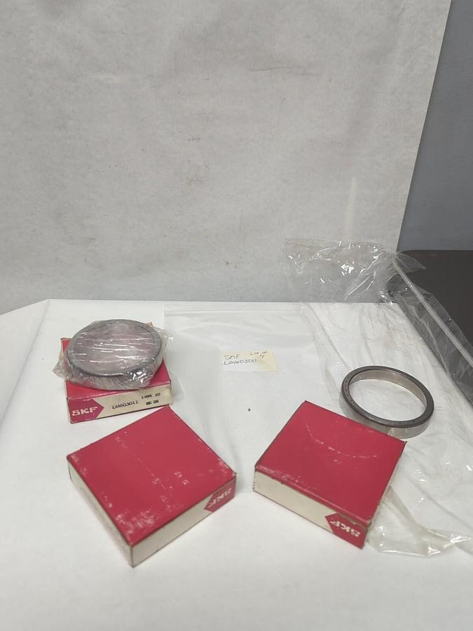 SKF,LM603011,ROLLER BEARING CUP LOT OF 4