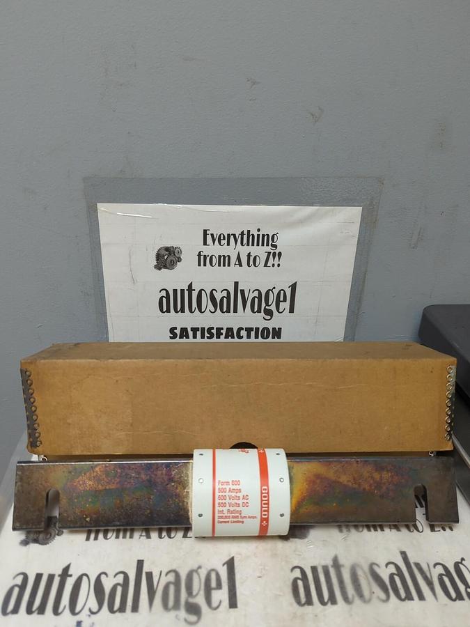 GOULD SHAWMUT,A6Y500-4,AMP-TRAP 500 AMP FUSE NOS