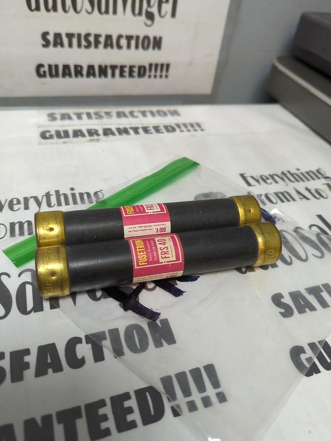 FUSETRON,FRS-40,FUSE 40 AMP LOT OF 2 NOS