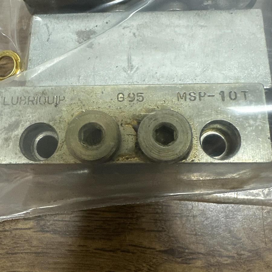 Used Lubriquip,MSP-10T,Hydraulic Block LOT of 4