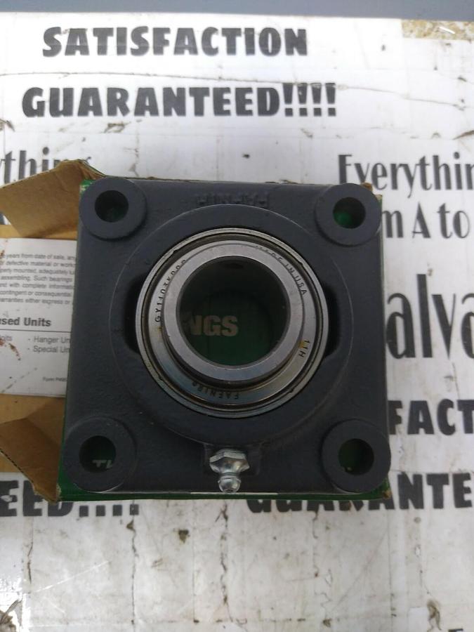 FAFNIR,YCJ1-3/16,FLANGE MOUNT BALL BEARING UNIT 4-BOLT 1-3/16 IN BORE NOS