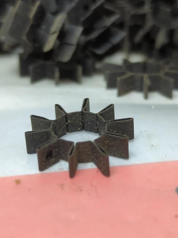 UNBRANDED,18778,BLACK TRANSISTOR HEAT SINK 7/16 INCH ROUND LOT OF 232 NOS