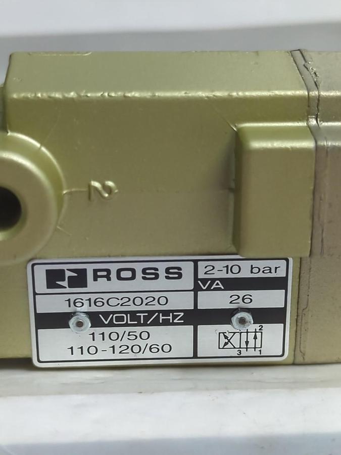 ROSS,1616C2020,SOLENOID PILOT VALVE 110/50 110-120/60 NOS