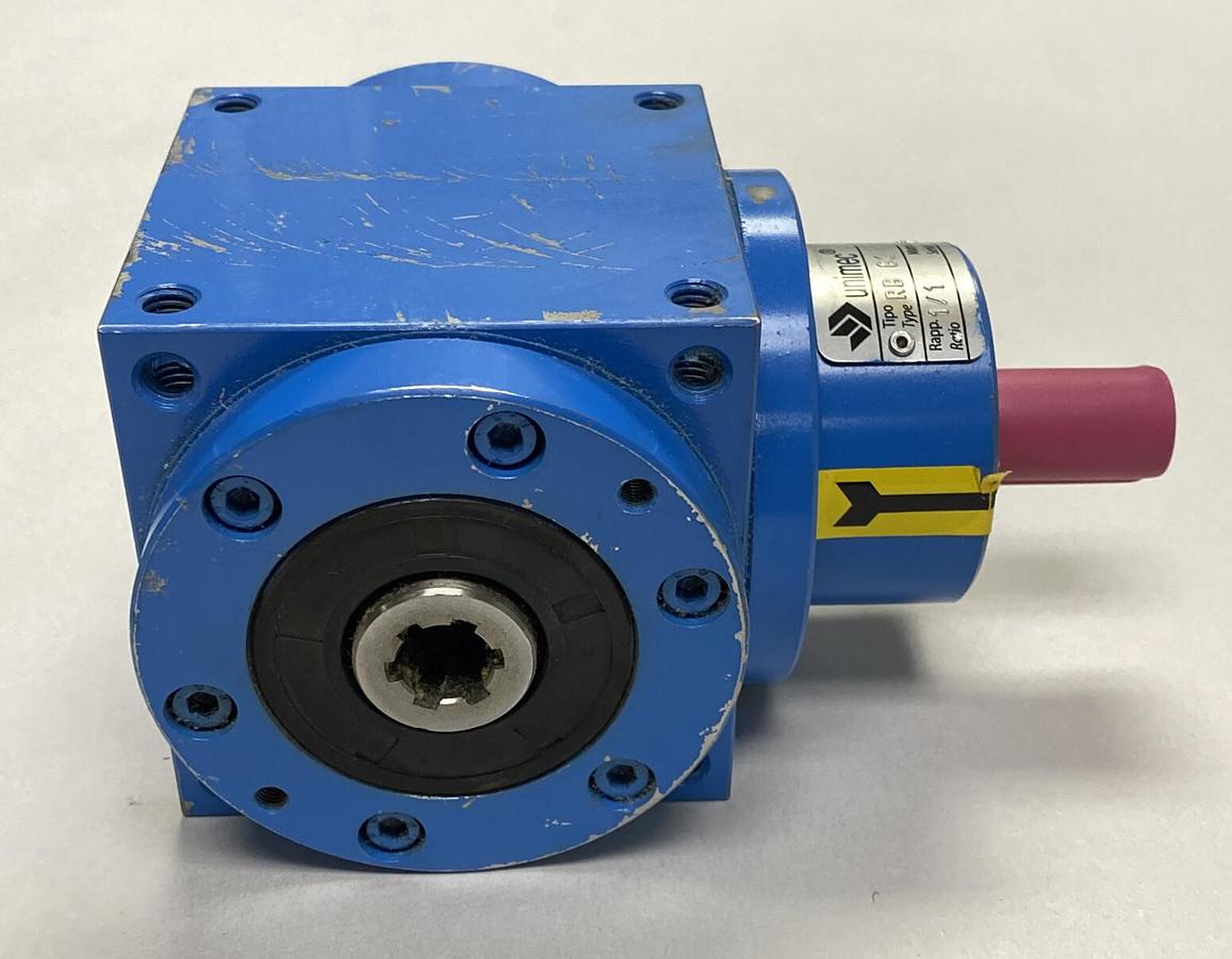 Used UNIMEC,RB86,MODEL C1 BEVEL GEAR 1/1 RATIO REFURBISHED