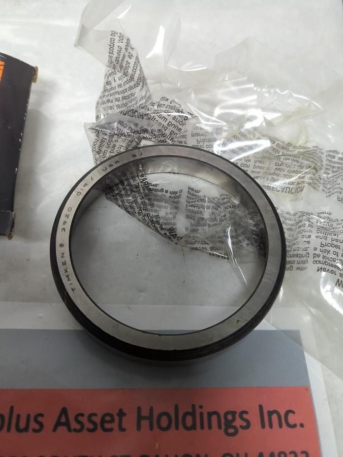TIMKEN,3920,ROLLER BEARING CUP NOS
