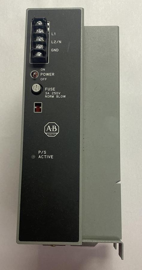 Used ALLEN BRADLEY,1771-P7,SER B POWER SUPPLY MODULE 16A 120/220V REFURBISHED