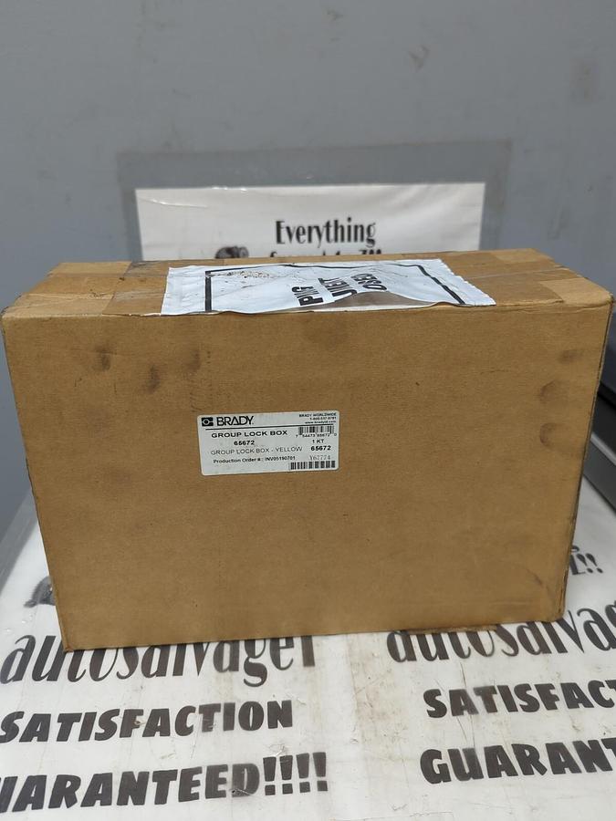 BRADY,65672,GROUP LOCK BOX-YELLOW SEALED BOX