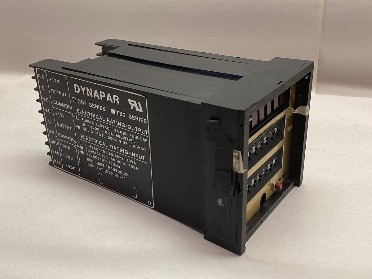 Used Dynapar,CB2 Series,Preset Counter 120VAC Relay Output 115Vac Input