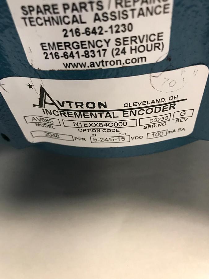 Avtron,AV685 N1EXX84C000,Incremental Encoder