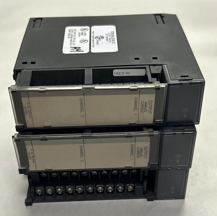 Used GE FANUC,IC693ALG391C,ANALOG CURRENT OUTPUT MODULE LOT OF 3