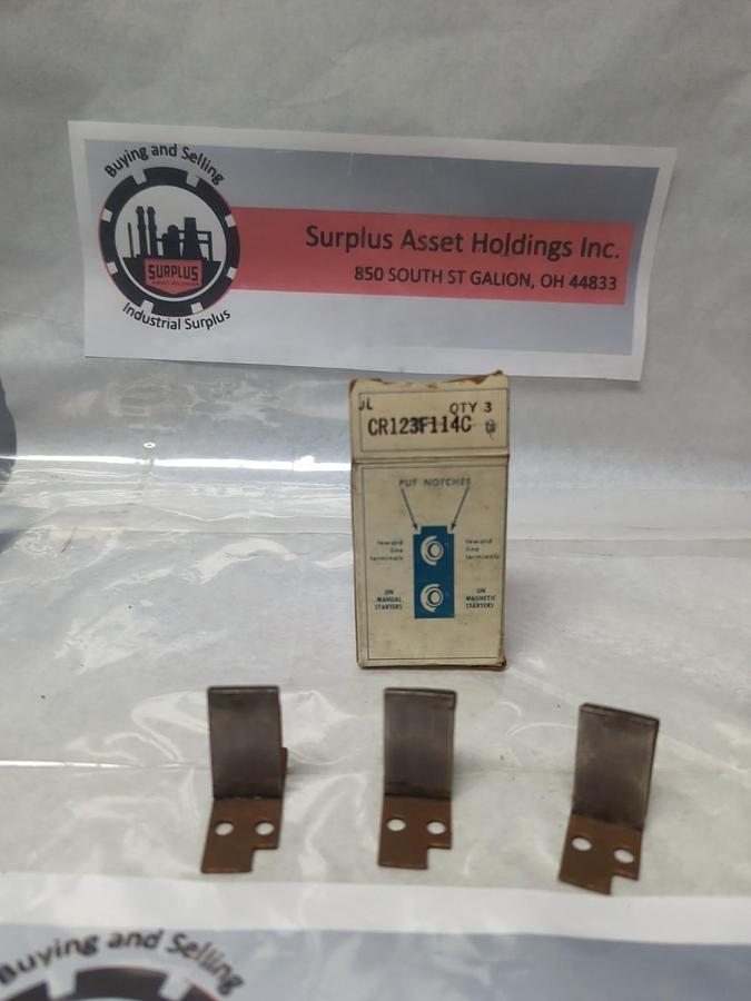 GE,CR123F114C,THERMAL OVERLOAD HEATER ELEMENT LOT OF 3 NOS