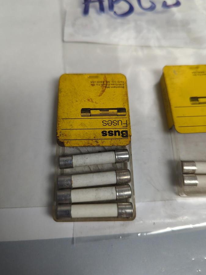 COOPER BUSSMANN,ABC-5,5 AMP FUSE LOT OF 6 NOS