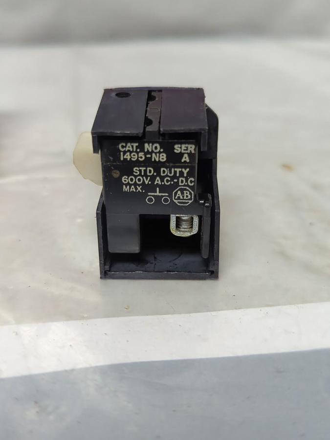 ALLEN BRADLEY,1495-N8,AUXILIARY CONTACT SERIES A NOS