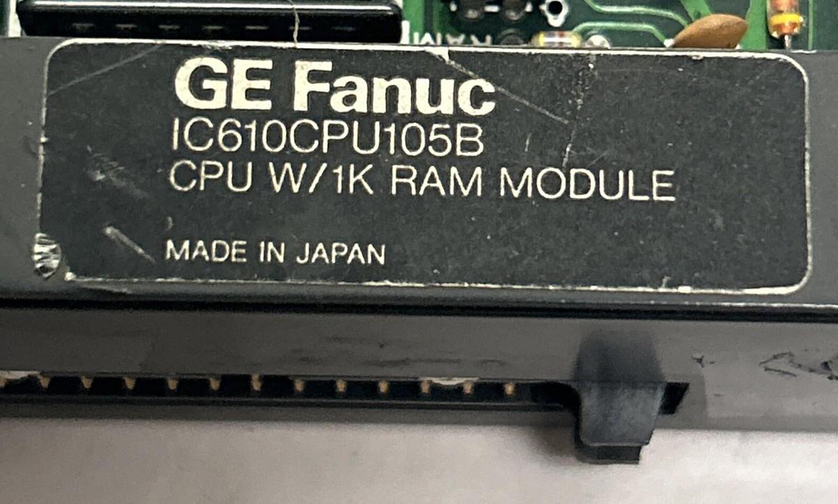 Used GE FANUC,IC610CPU105B,CPU RAM MODULE