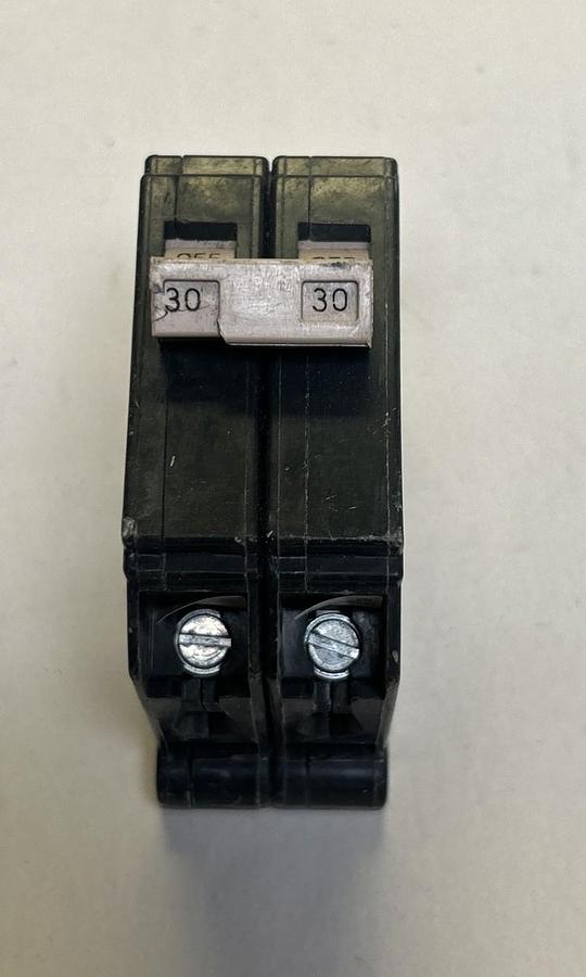 Used CUTLER-HAMMER,CH230,CIRCUIT BREAKER 30A 120/240V 2P