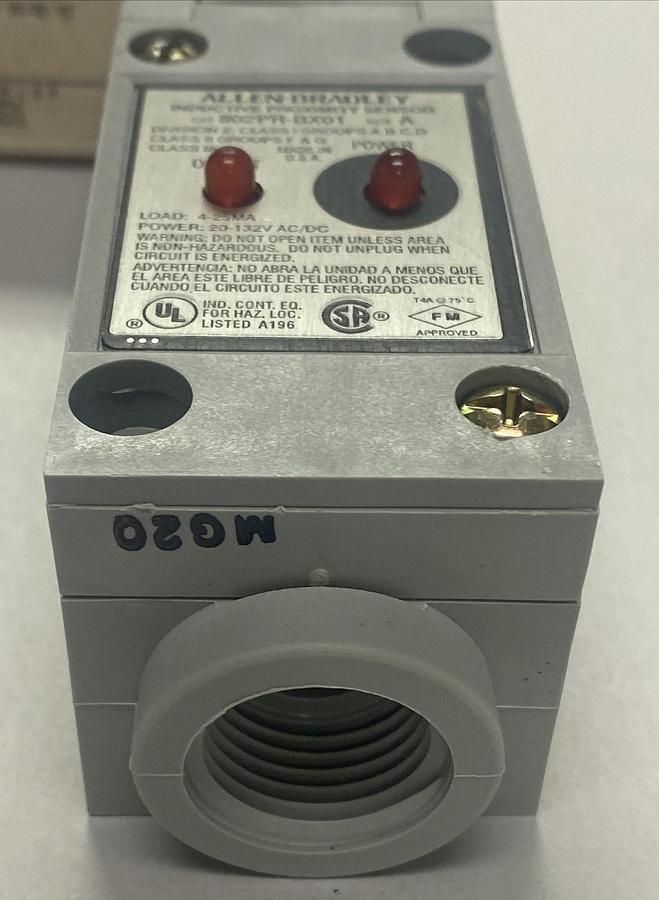 Used ALLEN BRADLEY,802PR-BX01,SER A SELF CONTAINED PROXIMITY SWITCH NEW