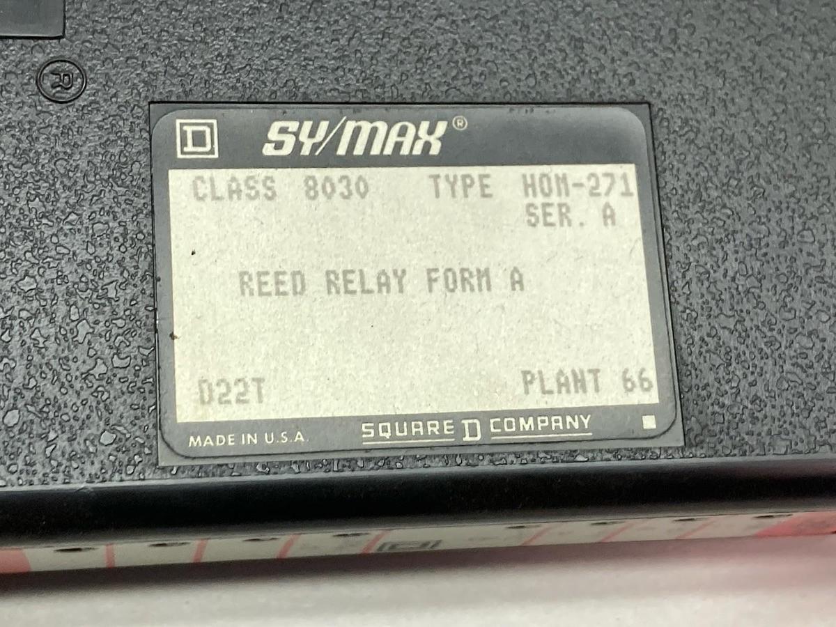 Used Square D SY/MAX,Type HOM271,Module Ser A Class 8030