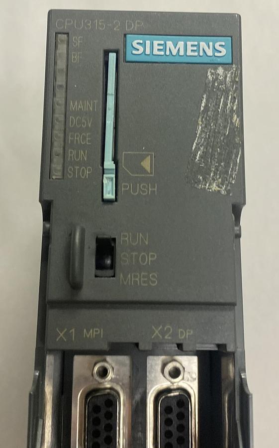Used SIEMENS,6ES7315-2AH14-0AB0 CPU, CONTROLLER MODULE