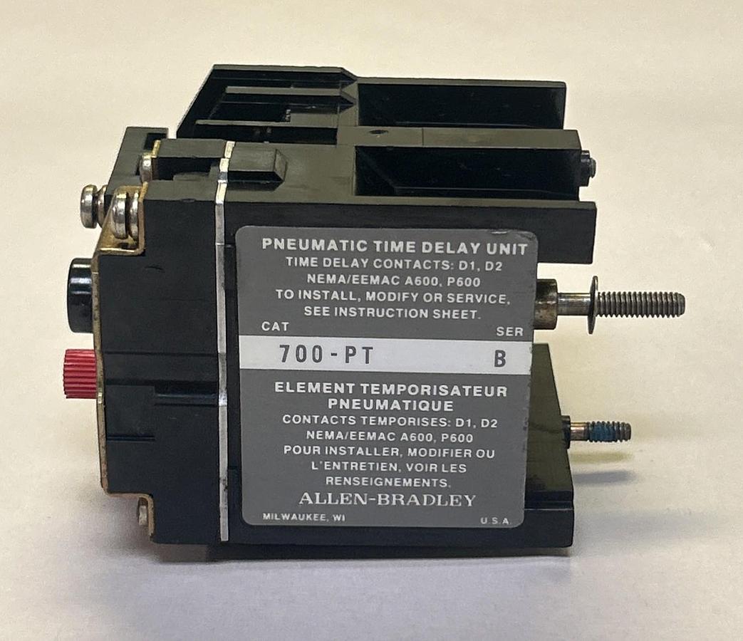 Used ALLEN BRADLEY,700-PT,PNEUMATIC TIME DELAY UNIT