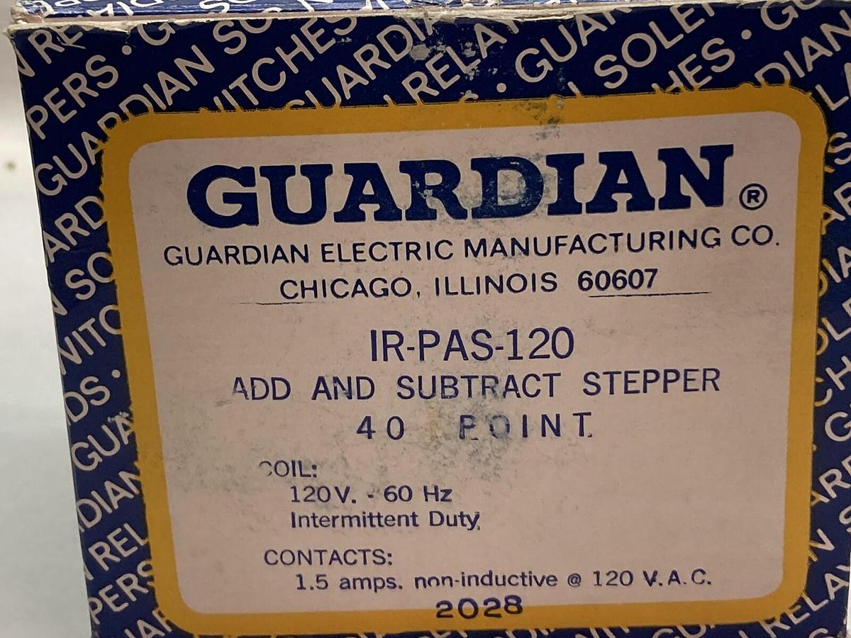 Guardian,IR-PAS-120,Add and Subtract Stepper 120 V-60 Hz