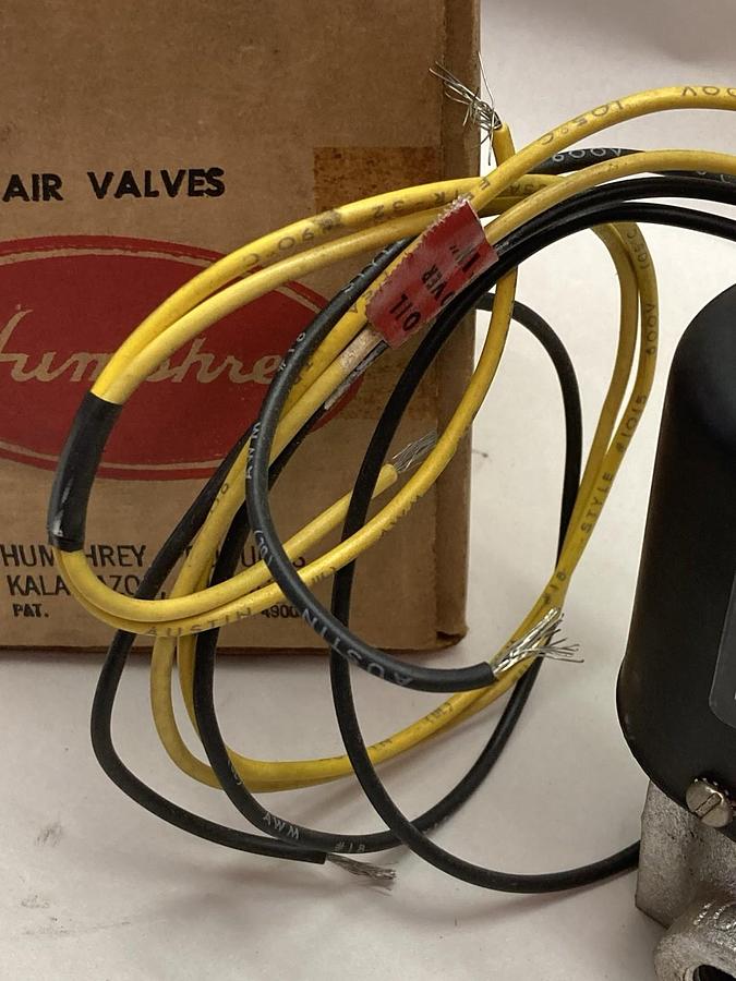 Humphrey,250-4E2 CD,Pneumatic Solenoid Valve 115V 30-125PSI