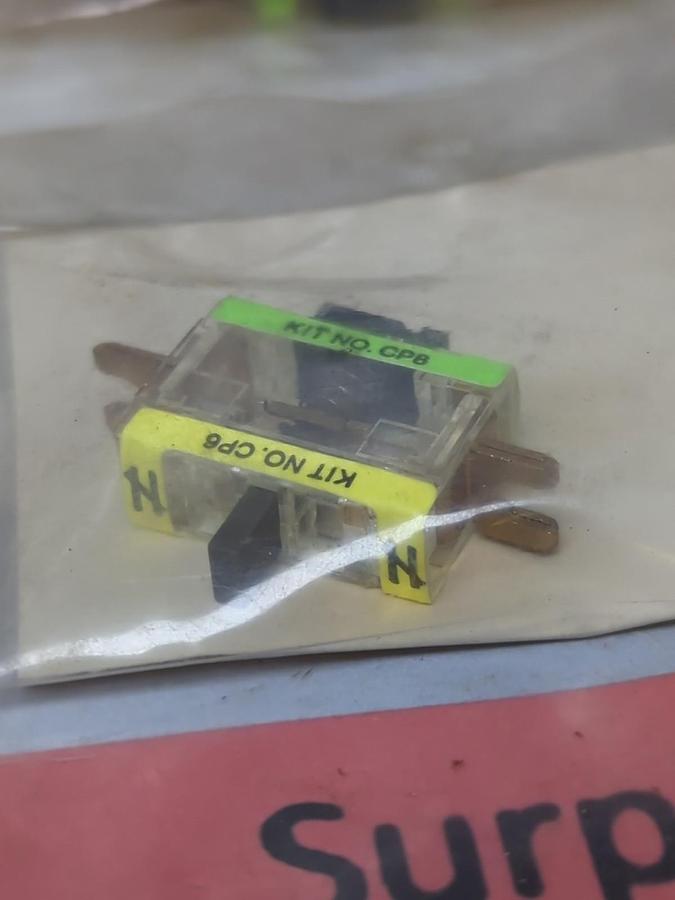 SYLVANIA,CP6,P6 RELAY CARTRIDGE 10 AMP 600VAC LOT OF 8 NOS